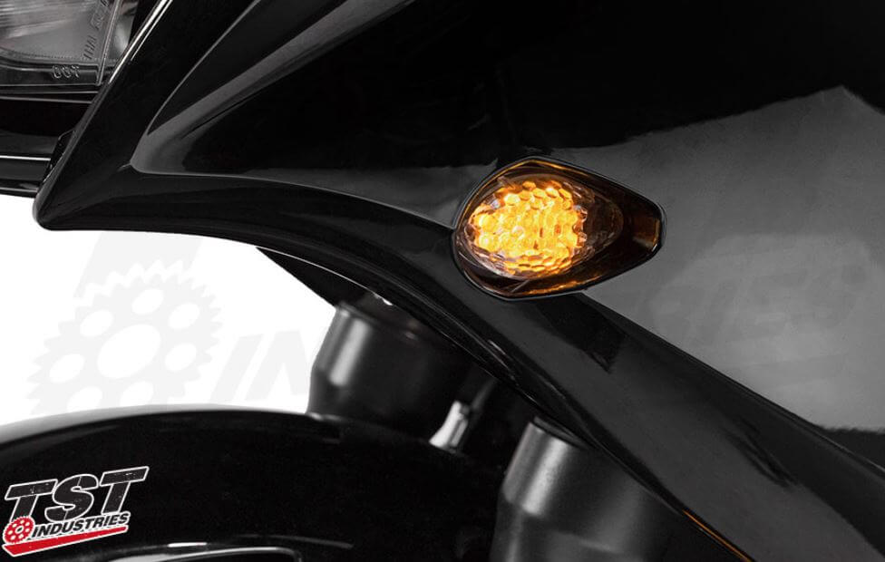 TST Industries LED Front Flushmount Turn Signals for Honda - Motostarz USA