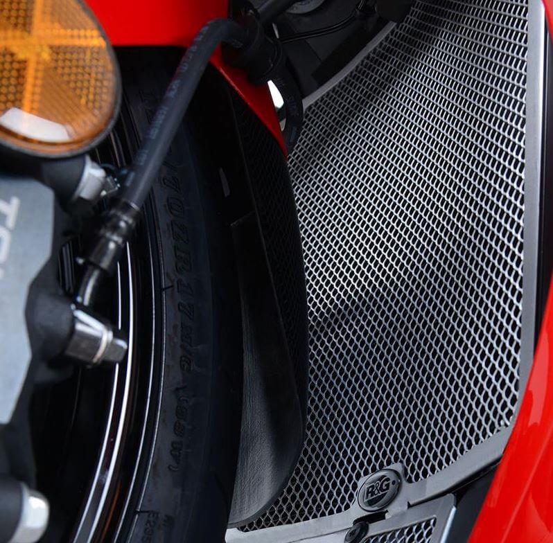 R&G Racing Radiator Guard for '17-'18 Honda CBR1000RR | Black - Motostarz USA