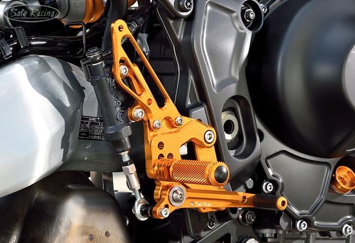 Sato Racing Rearsets 21-24 Yamaha MT-09, 22-24 XSR900 | Standard or Reverse Shift