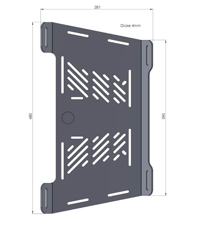 Hepco & Becker Rear Enlargement Rack for '19-'20 Honda CRF1100L Africa Twin