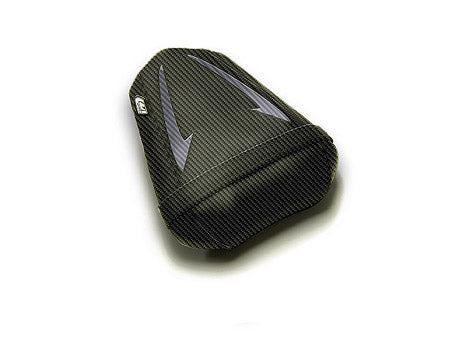 LuiMoto Raven Seat Cover 2007-2008 Yamaha YZF R1 - CF Black/CF Gunmetal