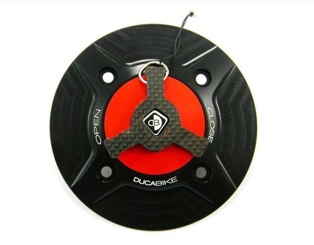 DucaBike TSB04D Gas Fuel Cap for Ducati 899/959/1199/1299/V4 Panigale, Streetfighter 848/1098, Scrambler, XDiavel