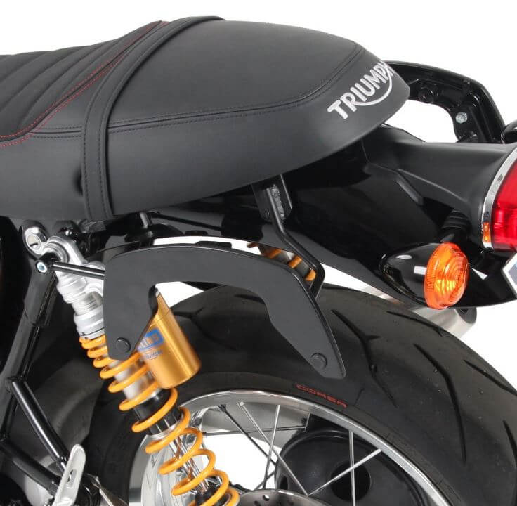 Hepco & Becker C-Bow Carrier for '16-'17 Triumph Thruxton/R - Chrome