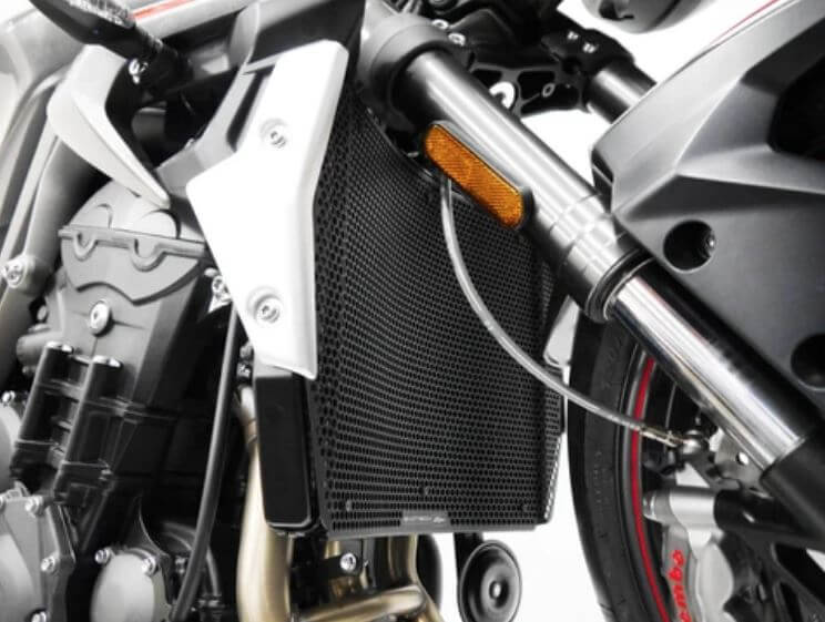 Evotech Performance Radiator Guard '20-'22 Triumph Street Triple S (660), '20-'22 Street Triple R/RS