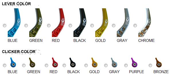 CRG Roll-A-Click Spectrum Levers (Single Lever) - Motostarz USA