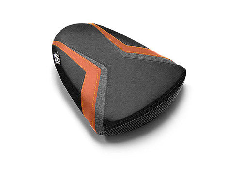 LuiMoto Team Suzuki Seat Covers 2007-2008 Suzuki GSX-R1000 - Cf Black/Black/Gunmetal/Orange