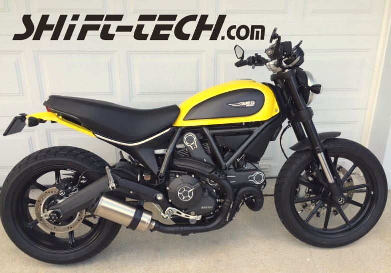 Shift Tech Titanium Slip-On Exhaust System for 2015 Ducati Scrambler
