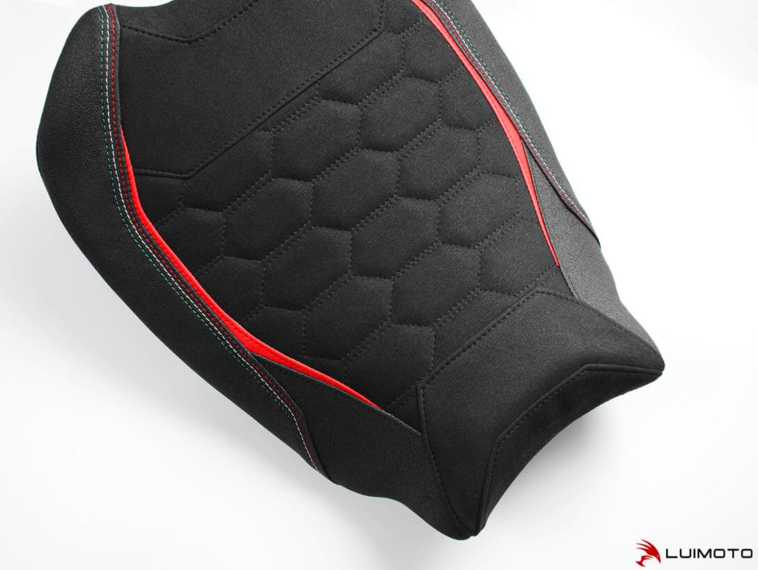 LuiMoto Ducati PANIGALE V4/V4R Seat Cover '18-'21 HEX-R| Rider