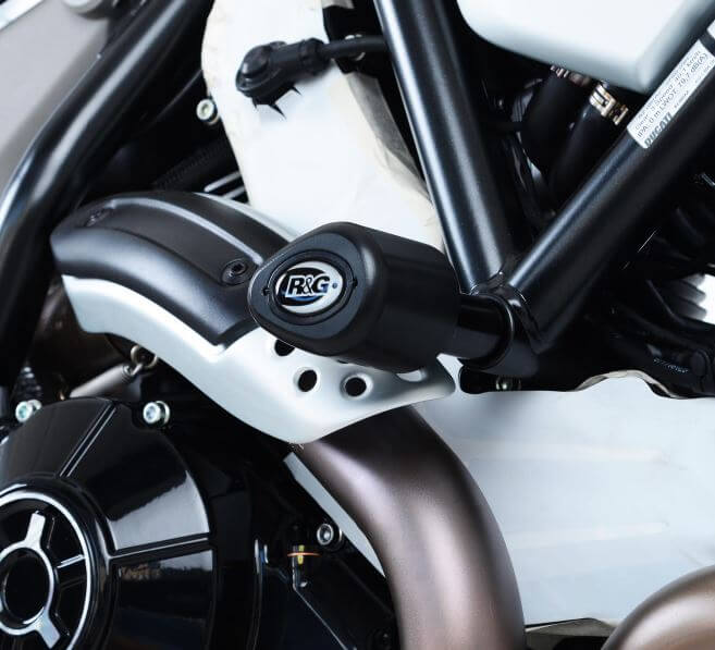 R&G Aero Frame Sliders for '18- Ducati Scambler 1100