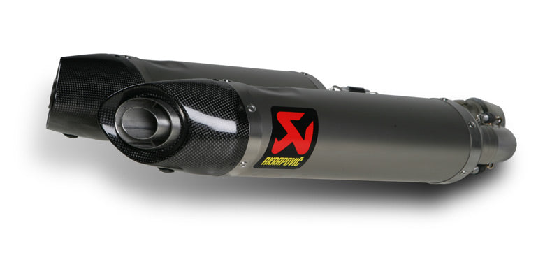 Akrapovic Slip-on Line (Titanium) EC Type Approved Exhaust System For  2010-2015 Aprilia Shiver 750 / GT