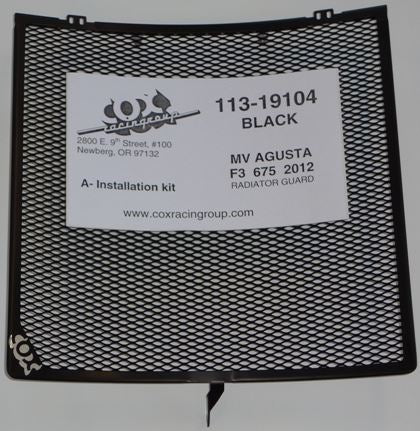 Cox Racing Radiator Guard for 2012-2013 MV Agusta F3 675