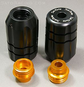 Sato Racing Frame Sliders (Direct Mount) '13-'21 Yamaha FZ-09 / MT-09 / FJ-09, '16-'19 XSR900