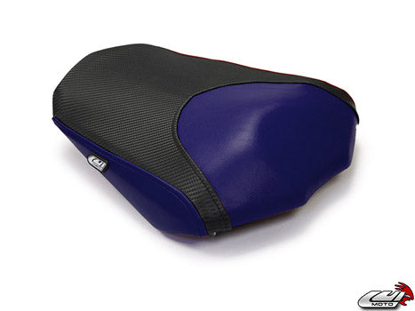 LuiMoto Raven Edition Seat Covers 2006-2013 Yamaha FZ1 - Cf Black/Deep Blue