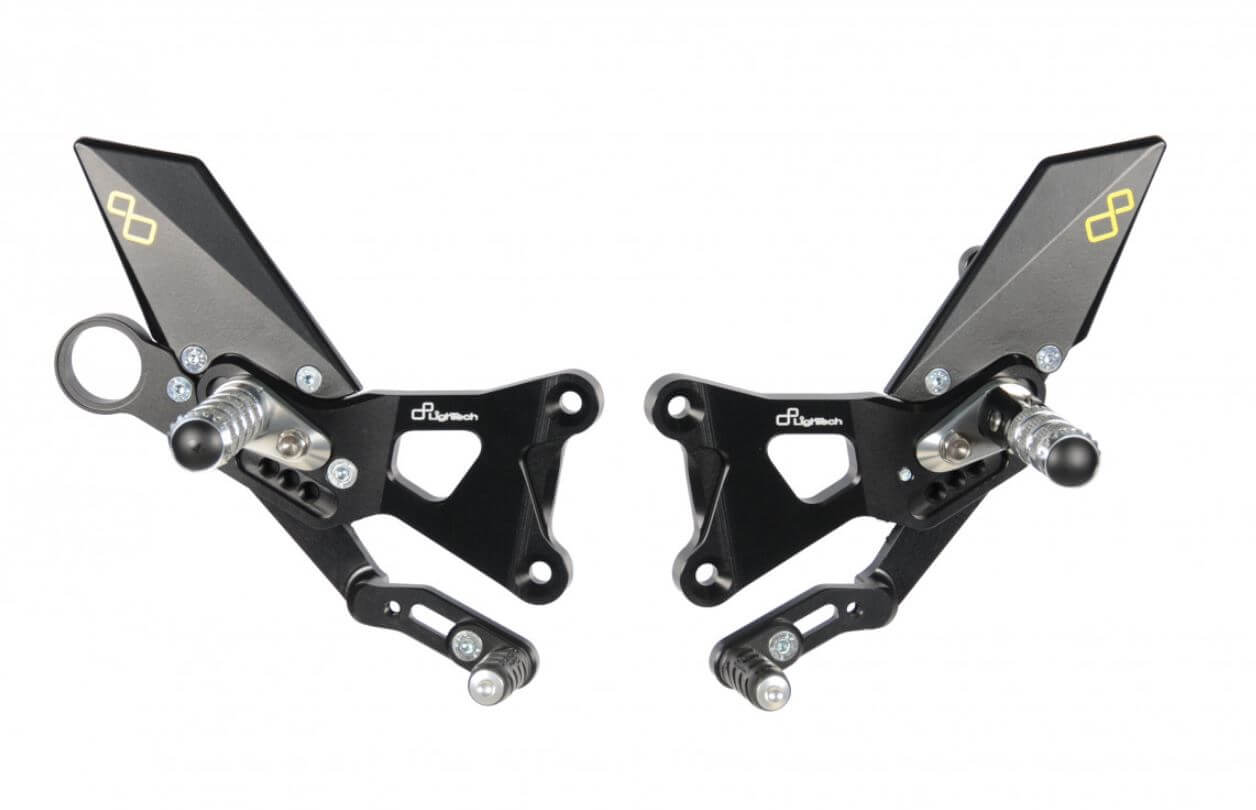 LighTech Track System Rearsets '09-'14 BMW S1000RR, '14-'16 S1000R | Standard Shift - Motostarz USA