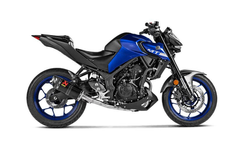 Akrapovic Racing Line (Carbon) Full Exhaust 15-25 Yamaha YZF-R3, 20-25 MT-03