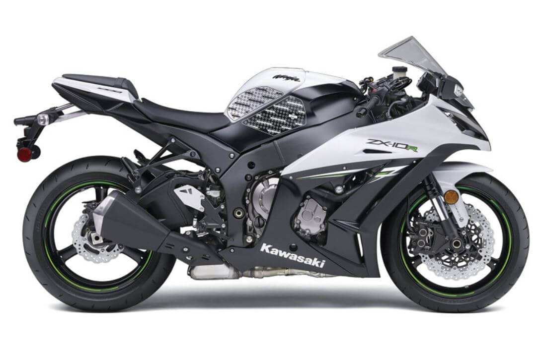 StompGrip Volcano Traction Tank Pad Kit '11-'20 Kawasaki Ninja ZX-10R