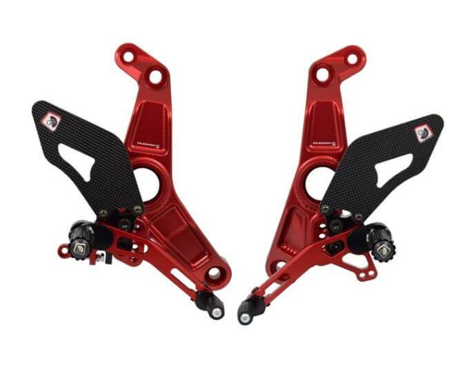 Ducabike Adjustable Rearsets 2017+ Ducati Monster 1200/S, 2018+ Monster 821 & Supersport