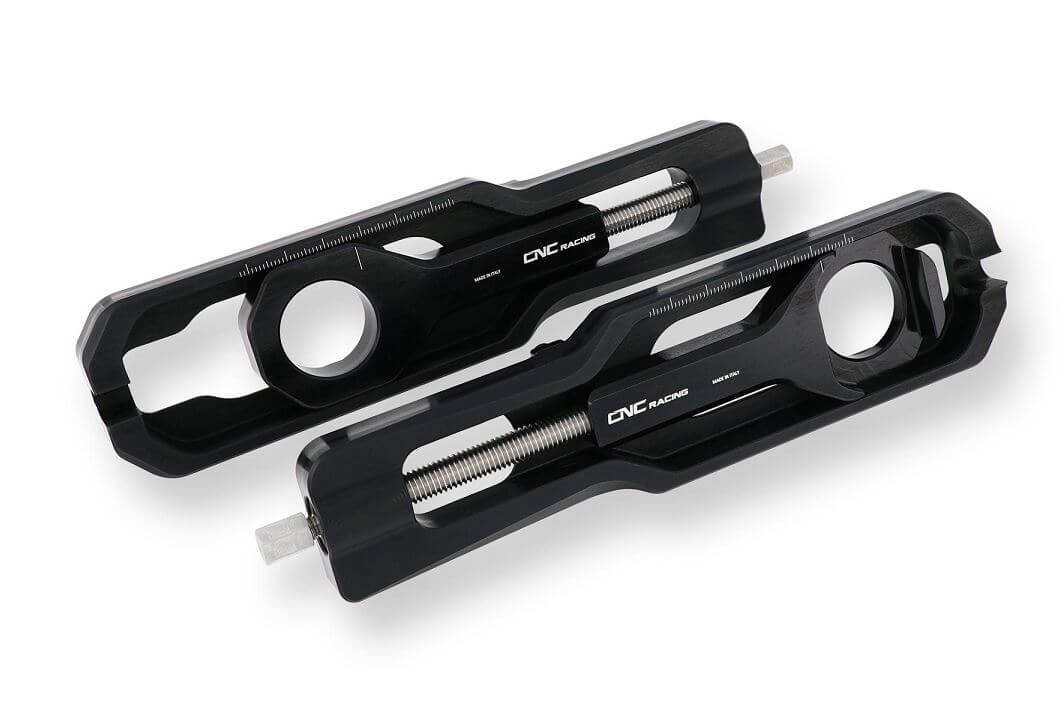 CNC Racing Chain Adjusters '09-'18 Aprilia RSV4, '11-'19 Tuono V4 (all variants)