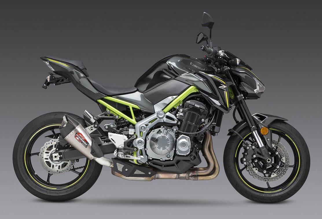 Yoshimura AT2 Stainless Slip-On Exhaust 17-24 Kawasaki Z900