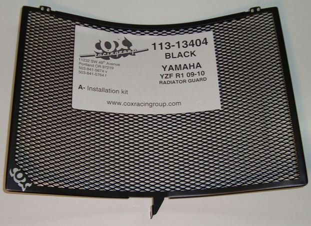 Cox Racing Radiator Guard for '09-'14 Yamaha YZF-R1