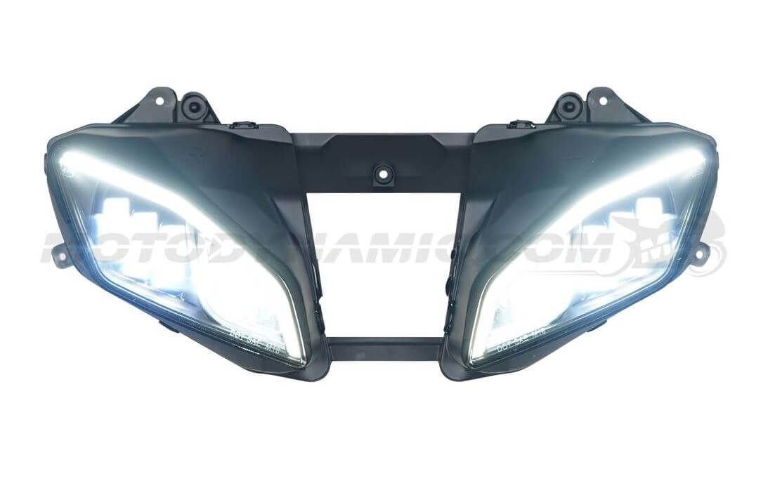Motodynamic Full LED Projection Head Light Assembly with DRL '08-'16 Yamaha R6