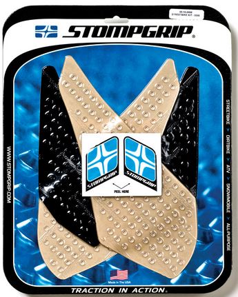 StompGrip Volcano Traction Tank Pad Kit for 2007-2008 Yamaha YZF-R1