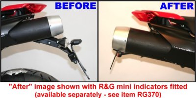 R&G Racing Tail Tidy / License Plate Holder for Hypermotard 796 / 1100
