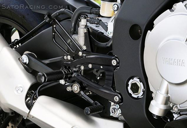 Sato Racing "Standard Version" Adjustable Rearsets for 2015 Yamaha R1/R1M