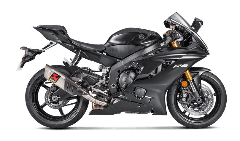 Akrapovic Slip-On Line (Titanium) Exhaust System '17-'20 Yamaha YZF R6