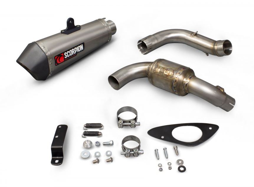 Scorpion Serket Taper 3/4 Slip-On Exhaust System '14-'16 KTM RC 390