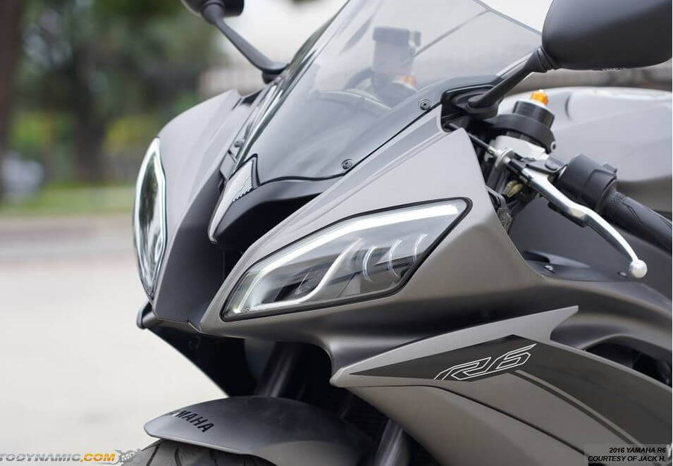 Motodynamic Full LED Projection Head Light Assembly with DRL '08-'16 Yamaha R6