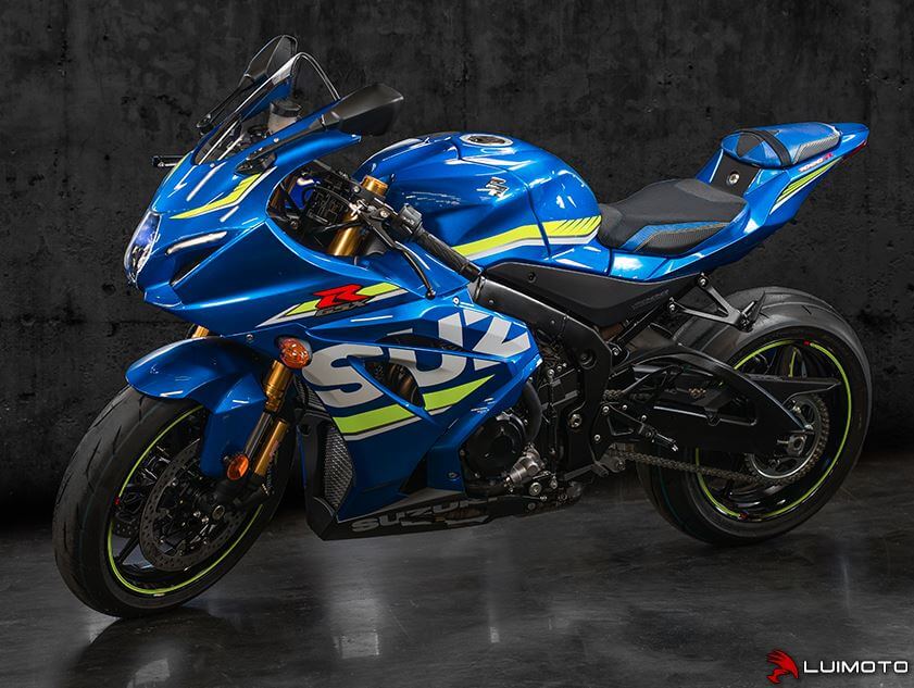 LuiMoto Sport Seat Cover '17-'20 SUZUKI GSX-R 1000 | Passenger
