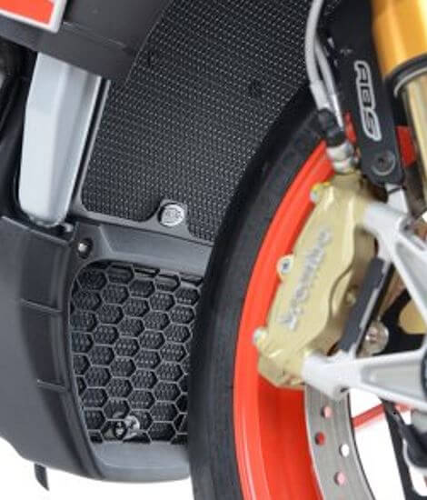 R&G Racing Aluminium Radiator Guard '15-20 Aprilia RSV4/1100 Factory, '16-'21 Tuono V4 1100/Factory