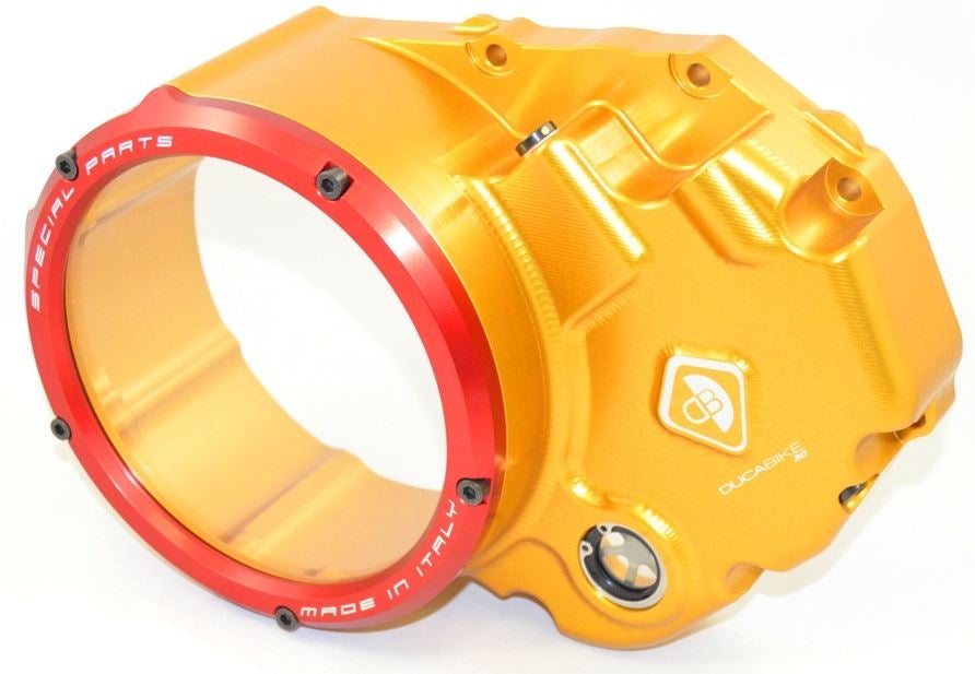 DucaBike CCDV05 3D-EVO Clear Clutch Cover for Ducati Hypermotard/Monster 821/Multistrada 950/Scrambler 1100/Supersport 950