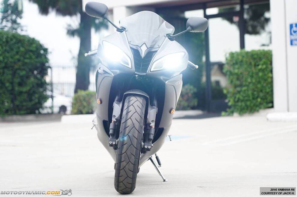 Motodynamic Full LED Projection Head Light Assembly with DRL '08-'16 Yamaha R6