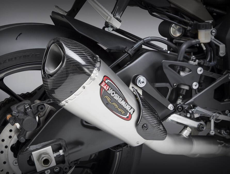 YOSHMURA ARPHA-T チタニウム スリップオンマフラー　YZF-R1 Yoshimura Race ALPHA T Stainless Exhaust '15-'20 Yamaha R1/R1M/R1S