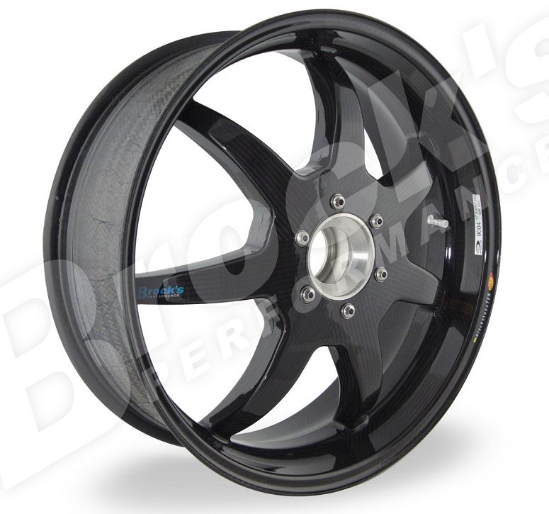 BST 6" x "17 Carbon Fiber Rear Wheel for Ducati 1098/R/S, 1198, 1199 Panigale, Streetfighter, Monster 1200