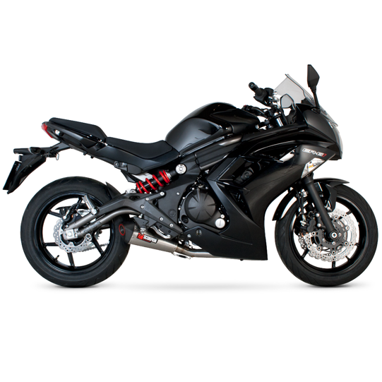 Scorpion Serket Taper Full Exhaust 12 16 Kawasaki ER6n Ninja