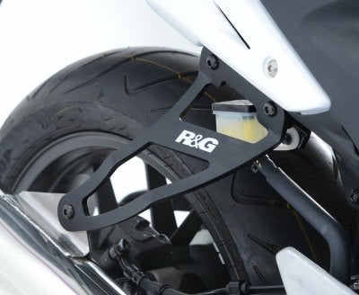 R&G Racing Exhaust Hanger + Foot Rest Blanking Plate '13-'15 Honda CBR500R/CB500F/CB500X