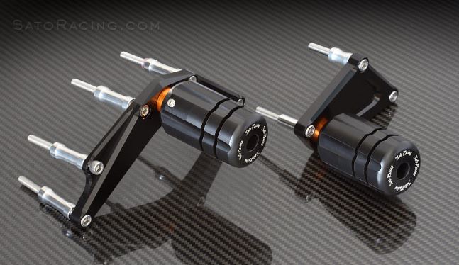 Sato Racing Engine/Frame Slider Kit '15-'22 Kawasaki Ninja H2