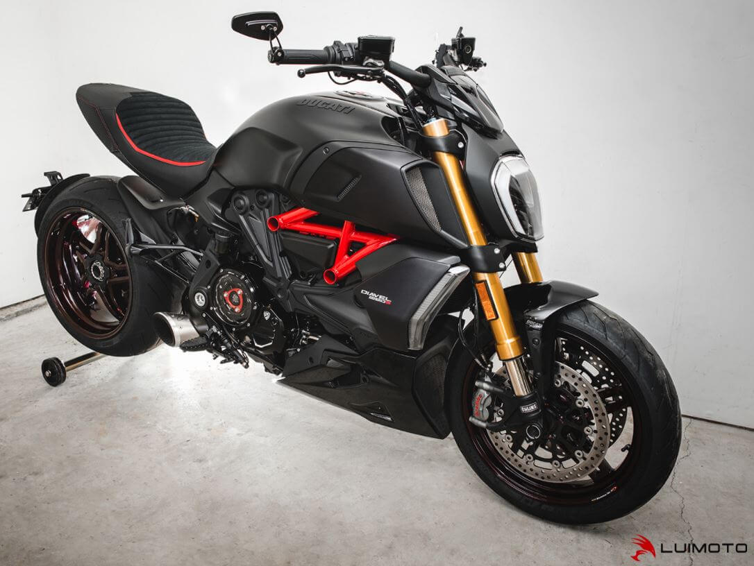 LuiMoto Classic Sport Seat Cover '19-'21 DUCATI DIAVEL 1260| Rider Low Seat