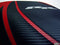 LuiMoto Tribal Flight CF Seat Covers 2004-2007 Honda CBR1000RR - CF Black/CF Red
