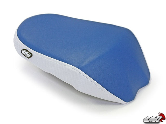 LuiMoto Team Suzuki TYPE II Seat Covers for 2009-2014 Suzuki GSXR 1000 - Blue/Red/CF Blk/CF Pearl