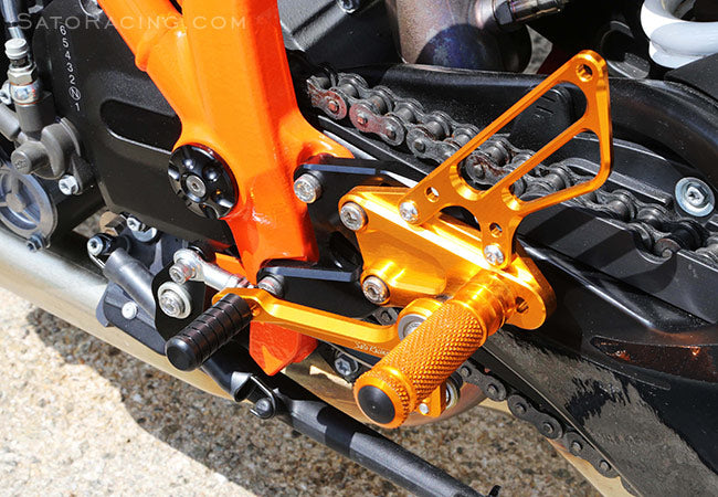 Sato Racing Adjustable Rearsets '14-'19 KTM 1290 Super Duke R