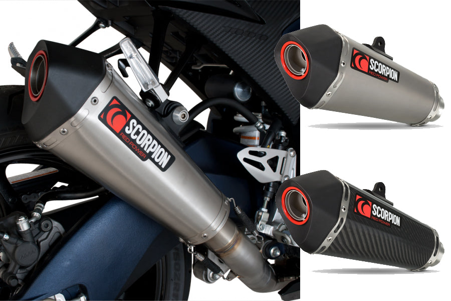 Scorpion Serket Taper Slip-on Single Exhaust System 09-11 Suzuki GSXR 1000