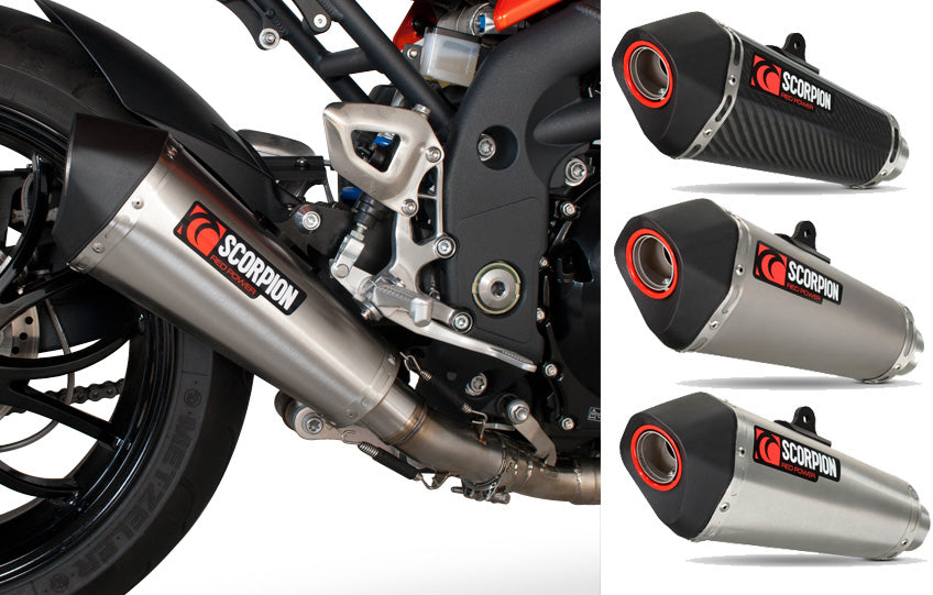 Scorpion Serket Taper Slip-on Exhaust System '08-'10 Triumph Speed Triple 1050