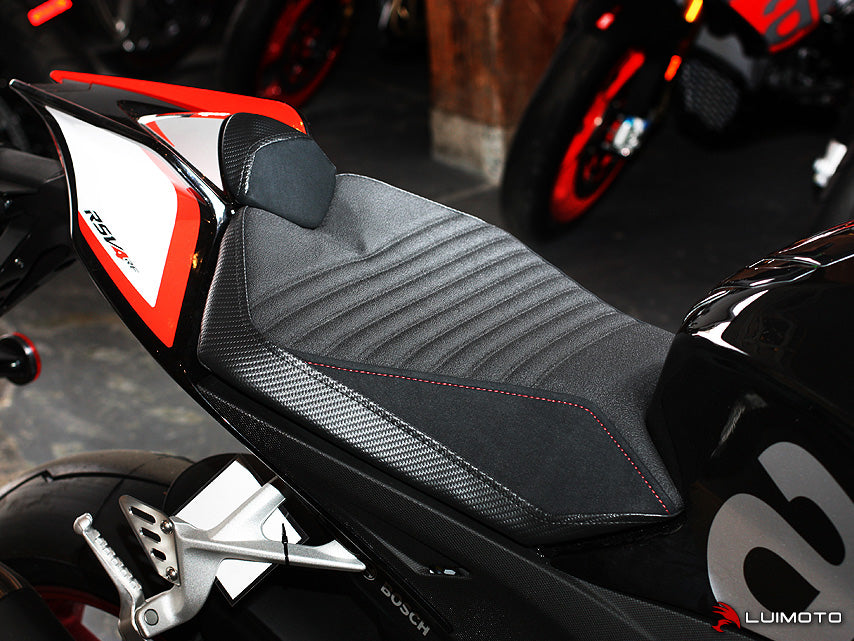 LuiMoto Corsa Seat Covers 2009-2018 Aprilia RSV4 | Rider