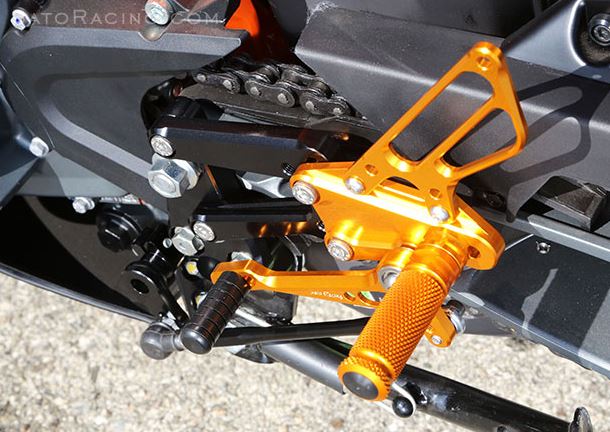 Sato Racing Adjustable Rearsets for 2014-2015 KTM RC 125/390