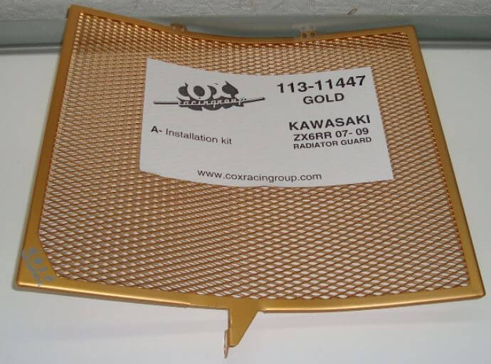 Cox Racing Radiator Guard for '07-'13 Kawasaki ZX-6R