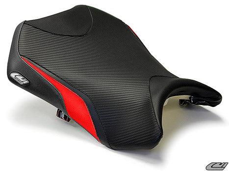 LuiMoto Sport Seat Covers '08-'12 Kawasaki Ninja 250R - Red - Motostarz USA